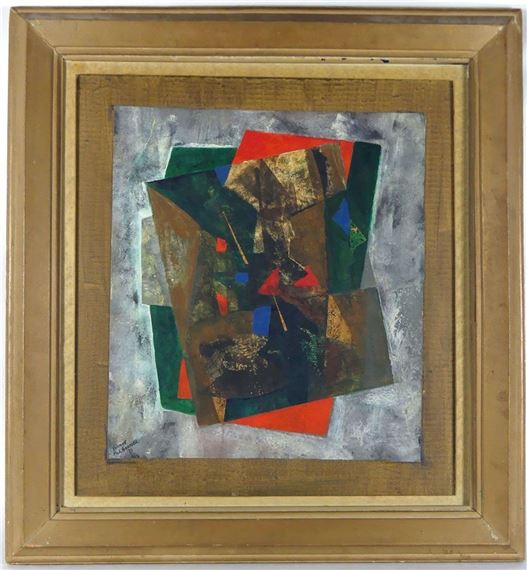 Yvonne McKague Housser | Composition on a Mexican wall | MutualArt
