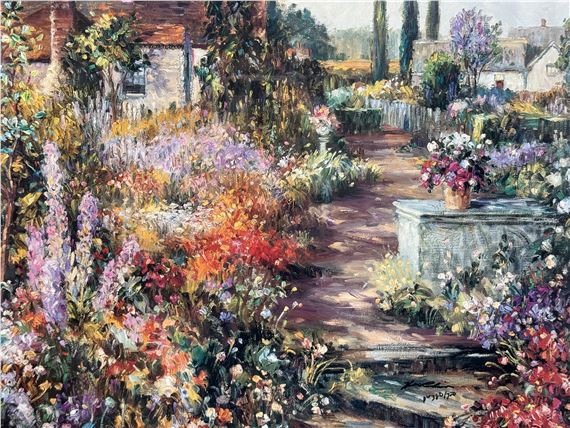 Henry Peeters | Cottage Garden Splendor | MutualArt
