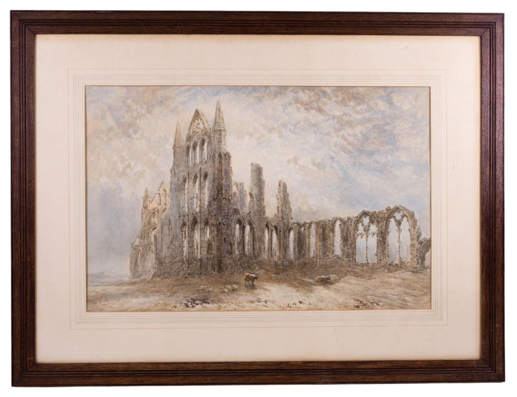 George Weatherill | Whitby Abbey (1882) | MutualArt
