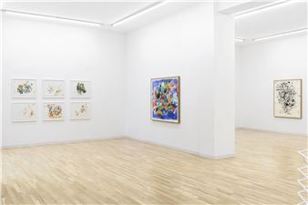 Installation view of Hedwig Eberle exhibition at Galerie Jahn and Jahn, Munich.