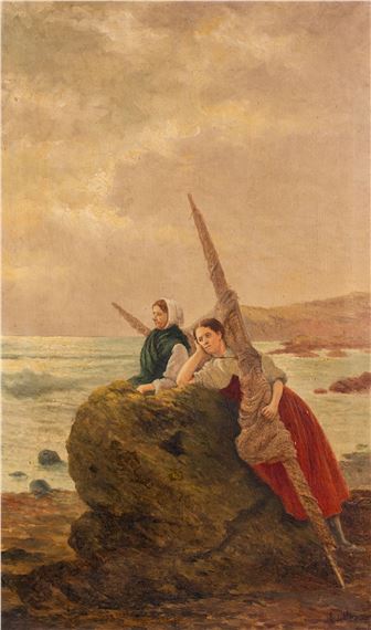 Robert Jobling | Waiting for the Boats | MutualArt
