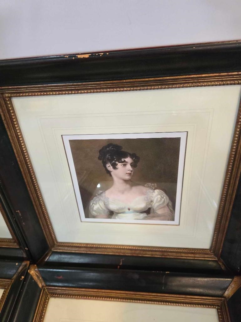 George Romney | Set of Six Framed Portrait Prints | MutualArt