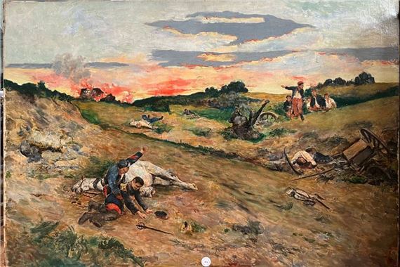 Helping the Soldier on the Battlefield by Georges Moreau de Tours