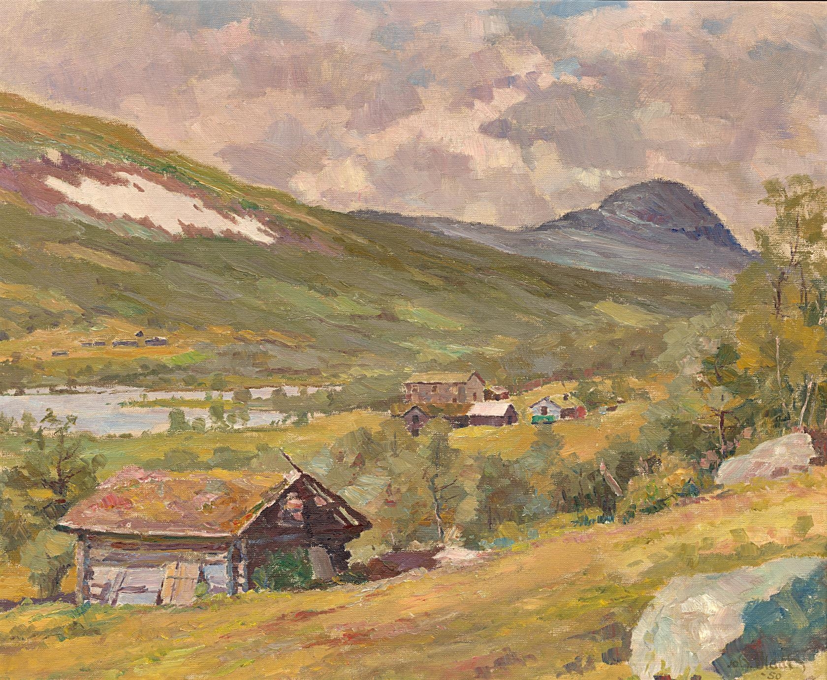 Johan Bladh | Horská krajina (1950) | MutualArt
