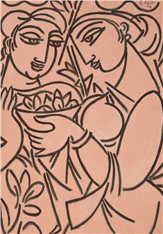 ジョージ・キート 画集「E KEYT INTERPRETATIONS」 George Keyt | 313 Artworks at Auction | MutualArt