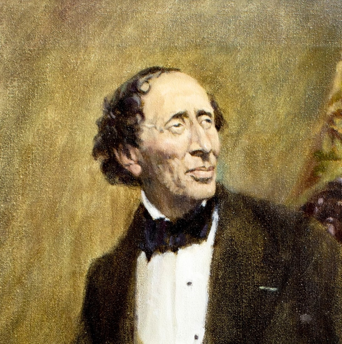 George H Jones | Portrait of Hans Christian Andersen (1990) | MutualArt
