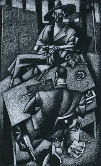 John H. Howard | Anne Riordan Hires Marlowe (1988) | MutualArt