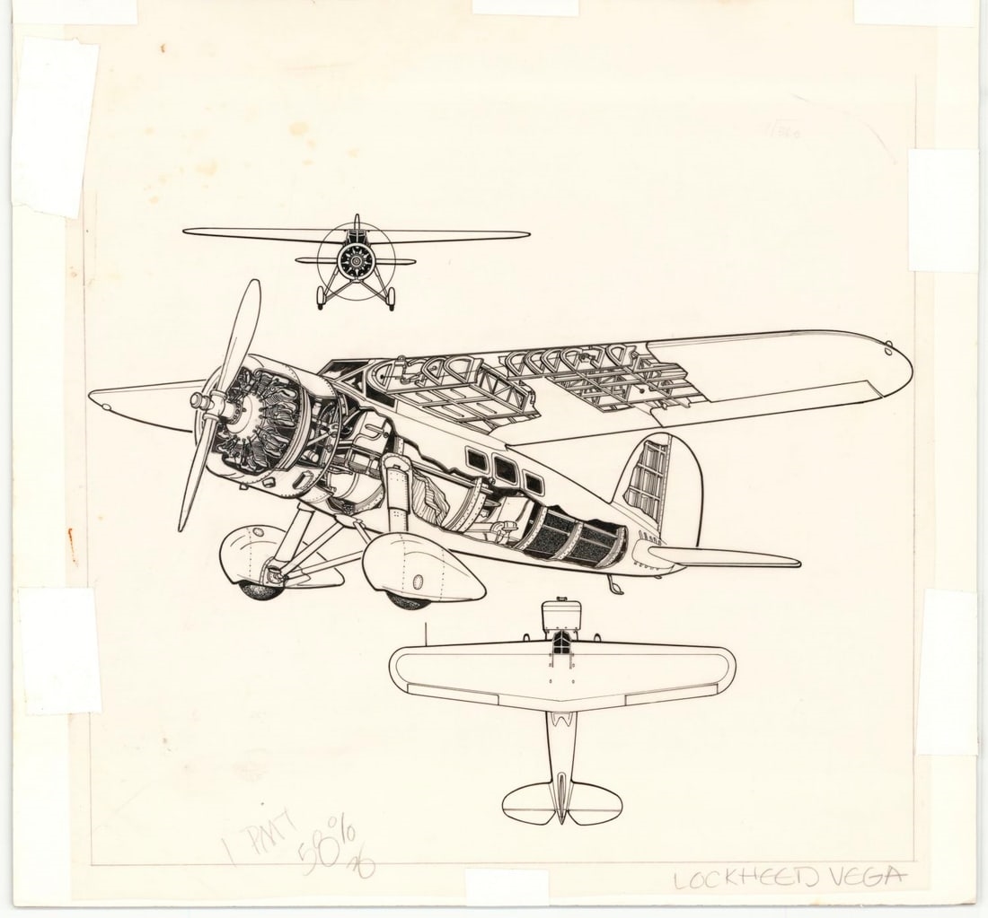 John Henry | Lockheed Vega Plane (1985) | MutualArt