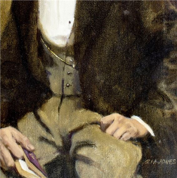 George H Jones | Portrait of Hans Christian Andersen (1990) | MutualArt
