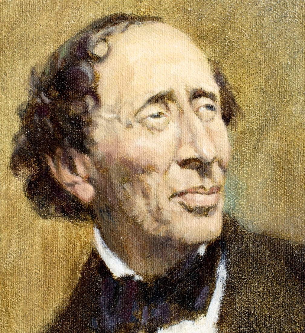 George H Jones | Portrait of Hans Christian Andersen (1990) | MutualArt