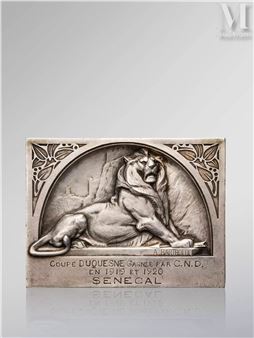 Coupe Duquesne en gagnée par CND en 1919 et 1920 Sénégal - Frédéric-Auguste Bartholdi