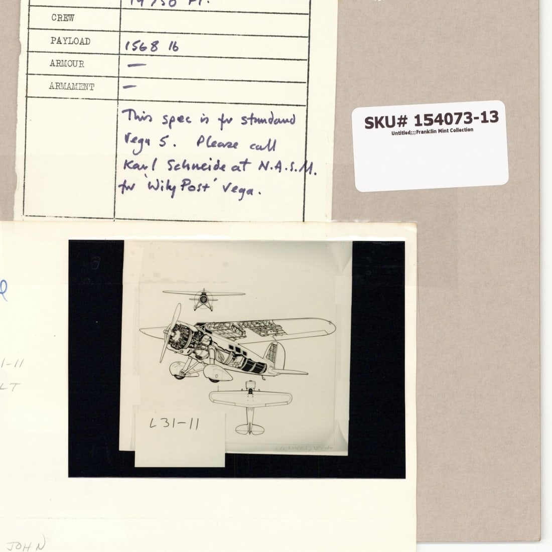 John Henry | Lockheed Vega Plane (1985) | MutualArt