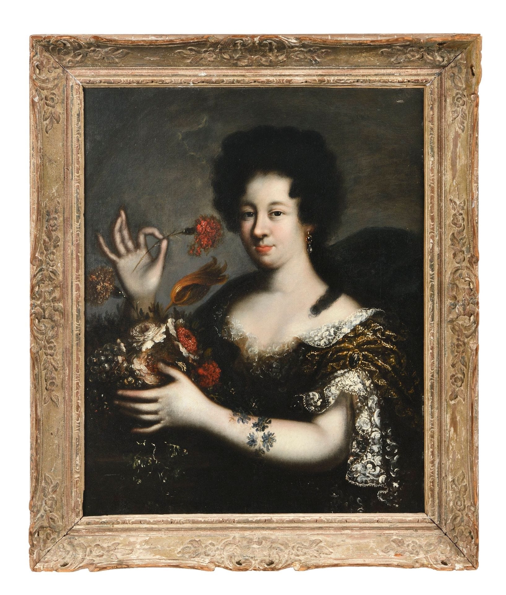 French School, 18th Century | Portrait of an Elegant Lady with a ...