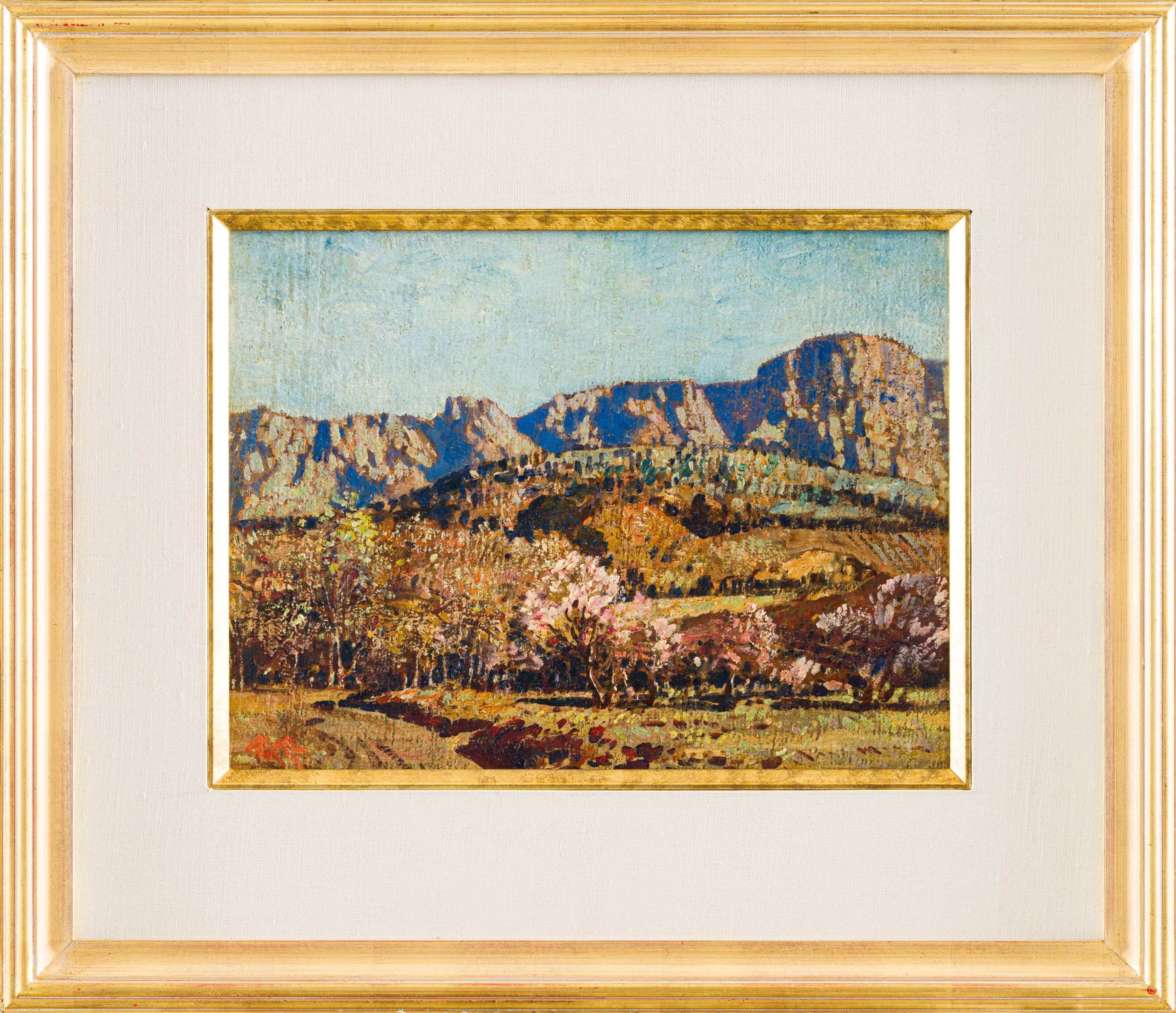 Robert Gwelo Goodman | Grassy Landscape with Mountain (ca. 1931 ...