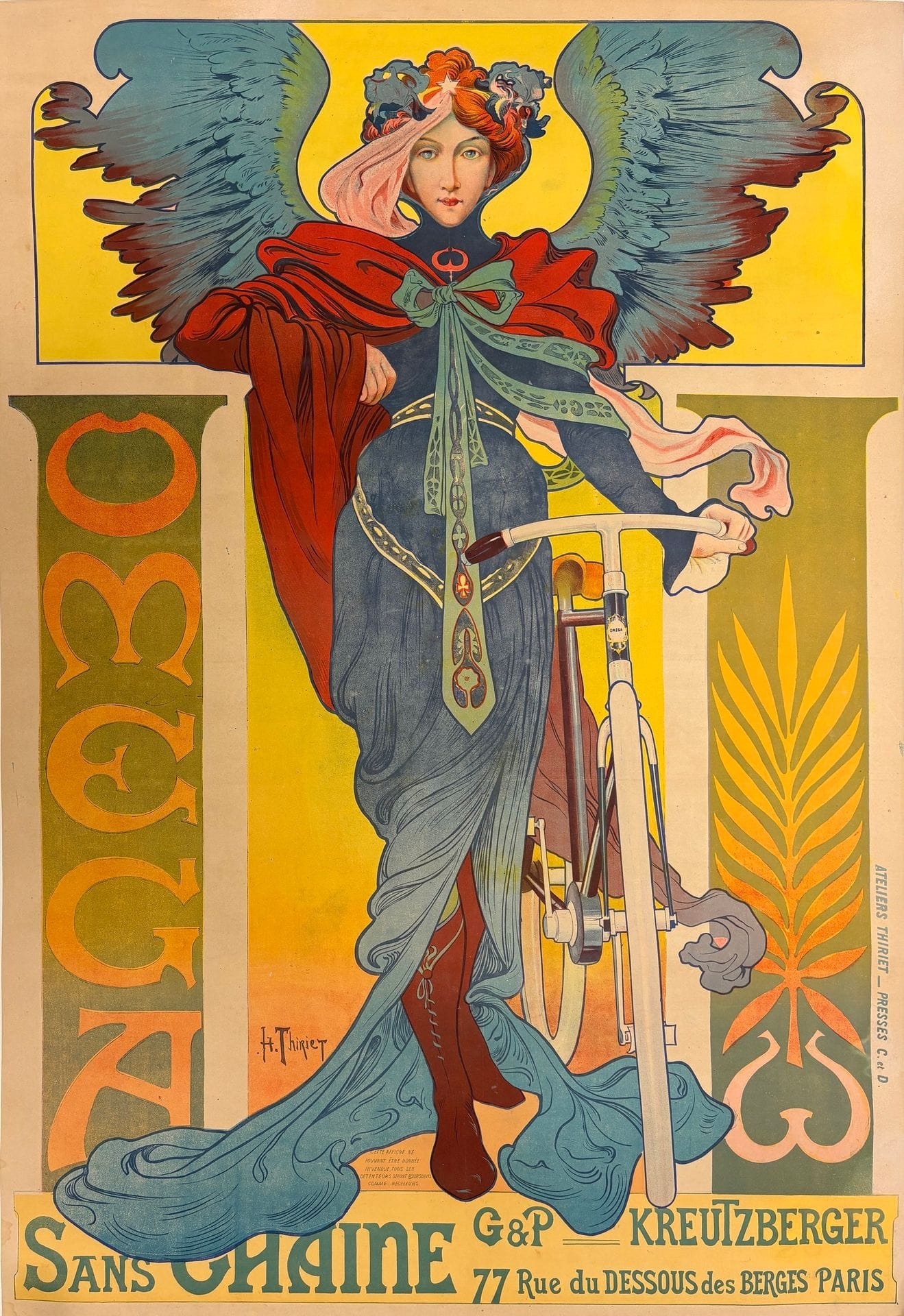 Henri Thiriet | Cycles Omega Paris (1897) | MutualArt