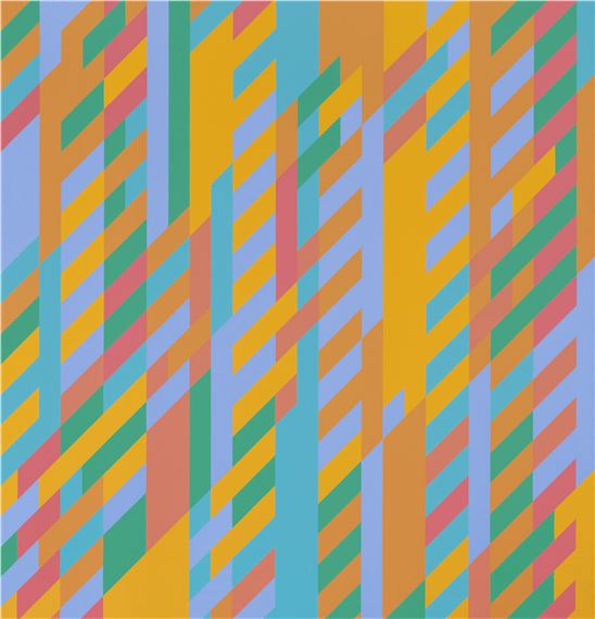 Bridget Riley | Recollection (1986) | MutualArt