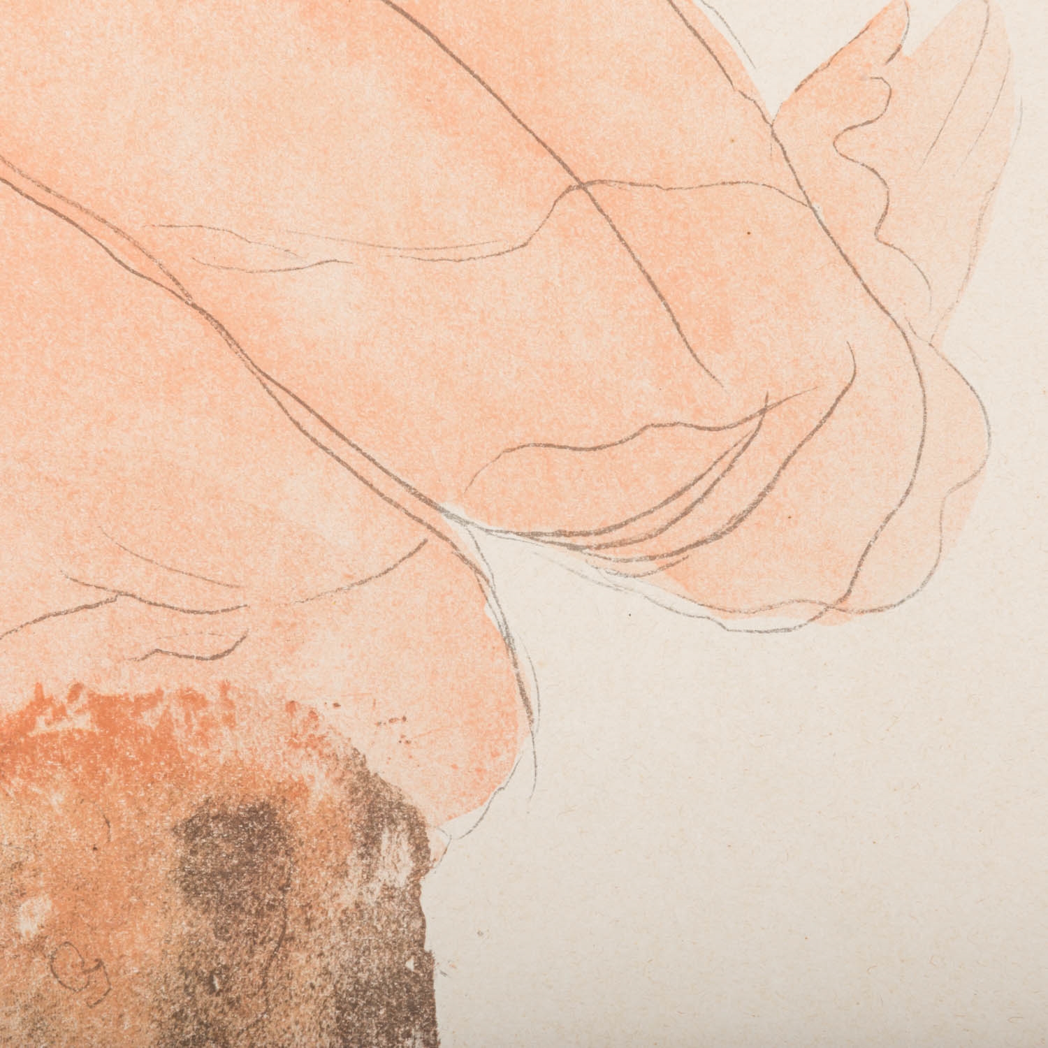 Auguste Rodin | Serie Douze Aquarelles V (1920) | MutualArt