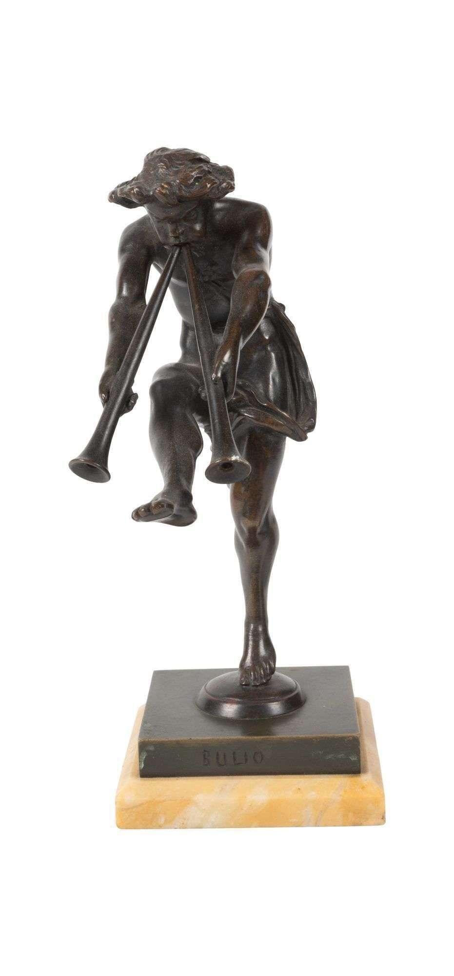 Jean Bulio | The Piper (19th Century) | MutualArt