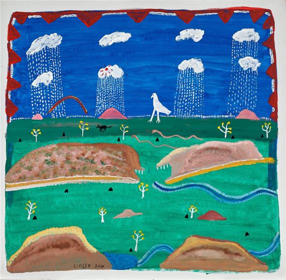 Ginger Riley Munduwalawala | The wet (1994) | MutualArt