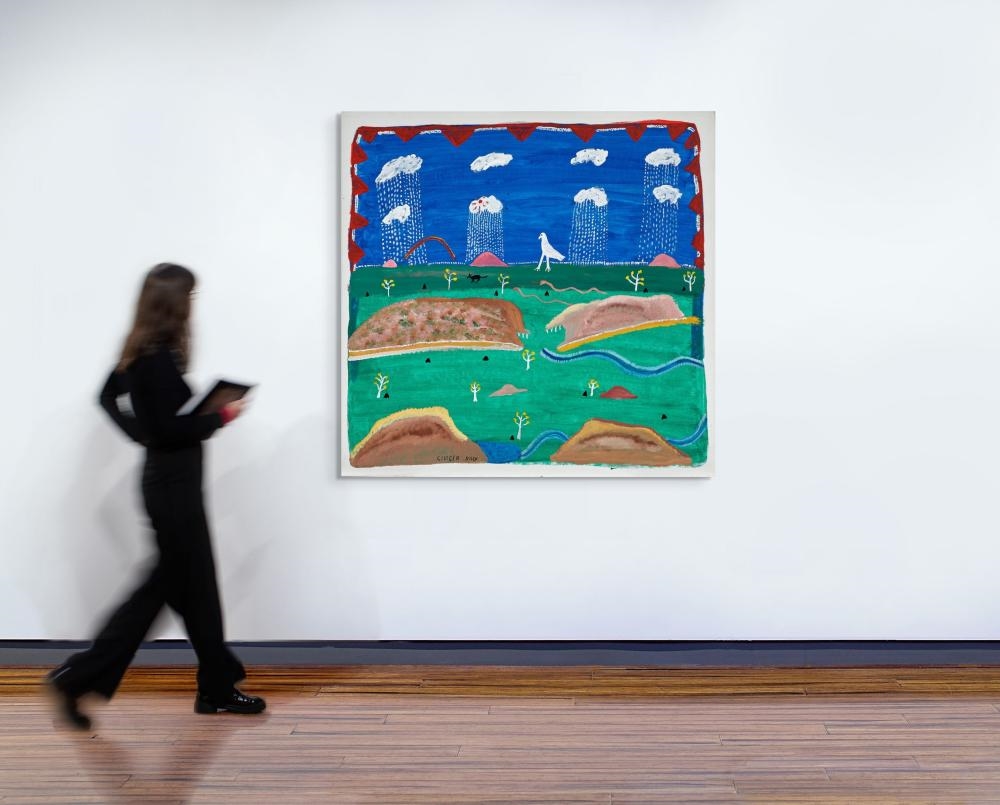 Ginger Riley Munduwalawala | The wet (1994) | MutualArt