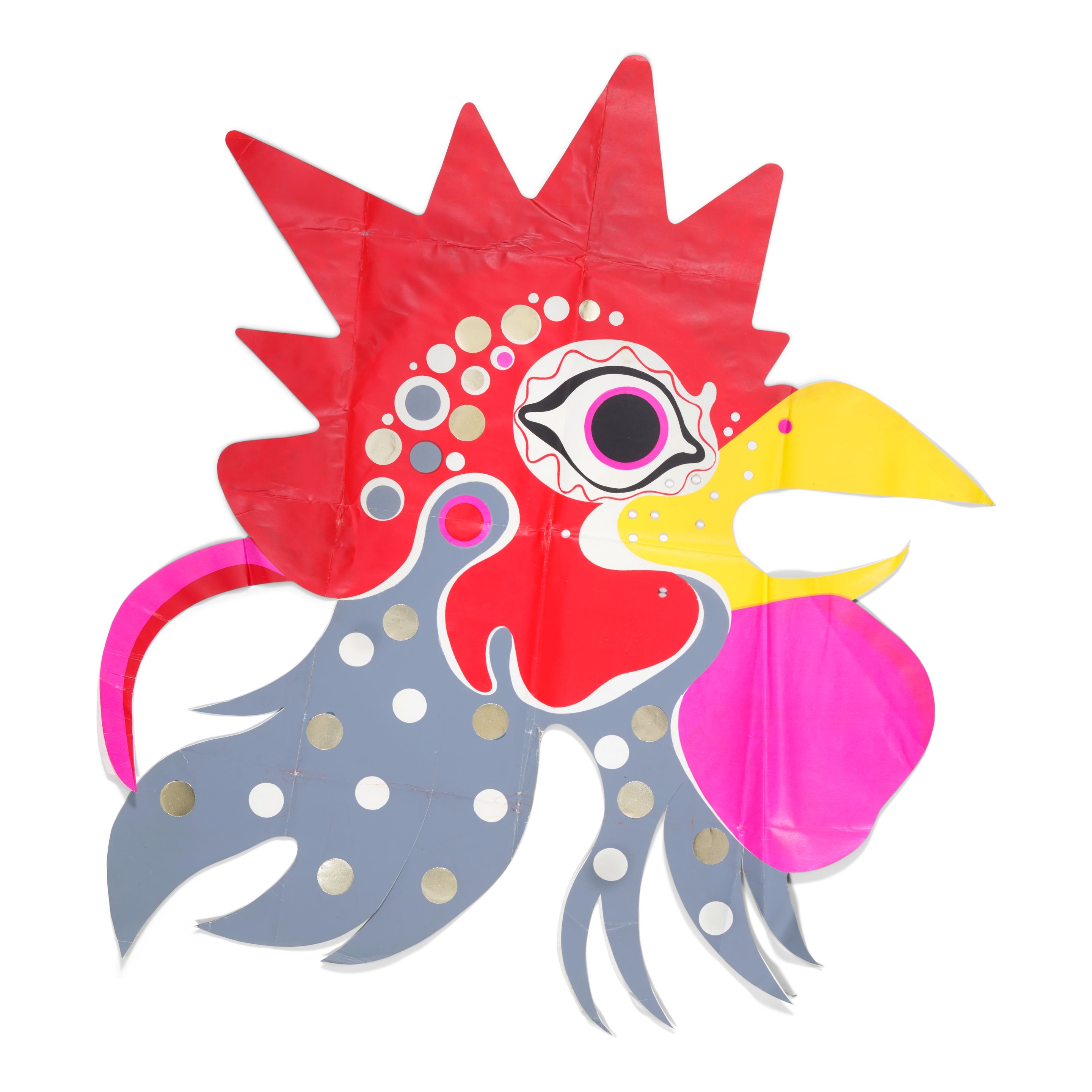 Charles & Ray Eames | Rooster Mask (Circa 1950) | MutualArt