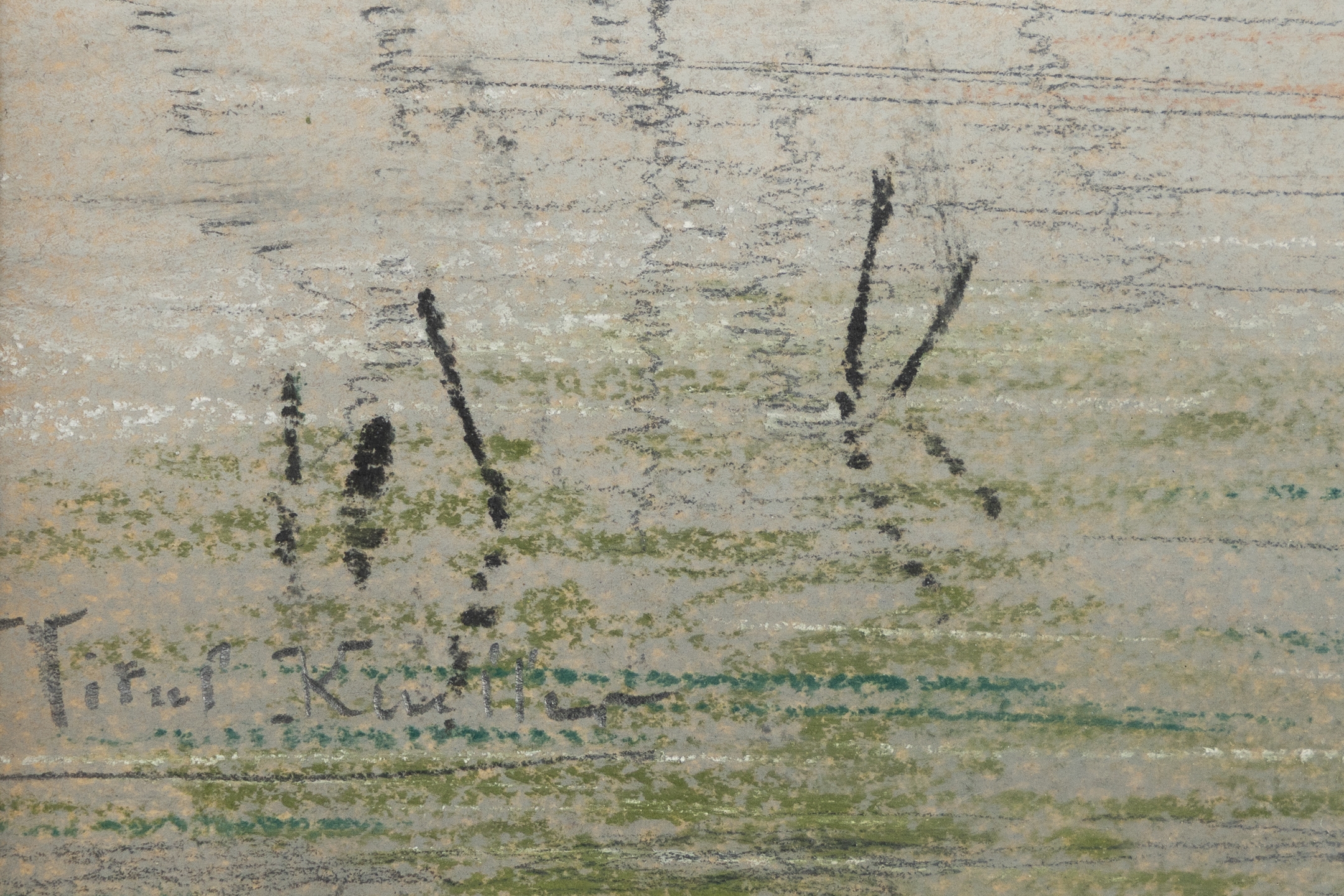 Vital Keuller | Sloop on the Water (1906) | MutualArt