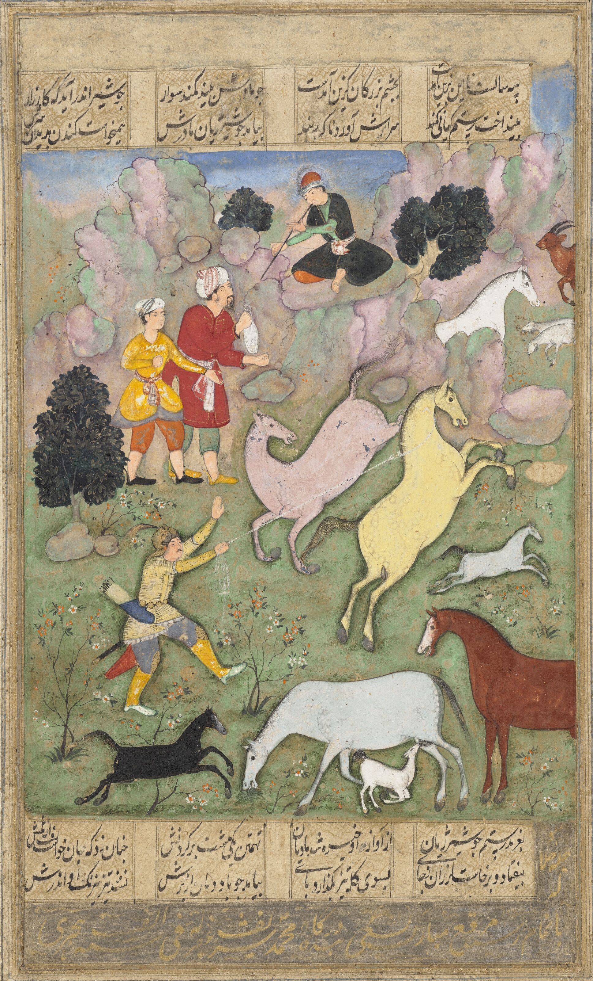 Mughal School, 16th Century | AN ILLUSTRATION TO THE SHAHNAMA: RUSTAM ...