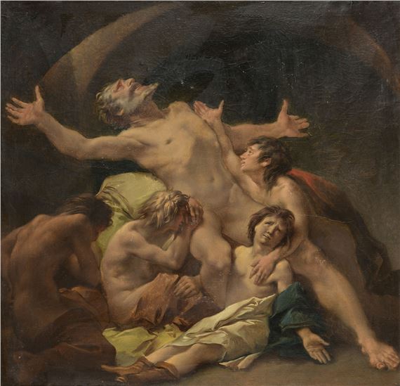 Ugolin et ses fils en prison - Giuseppe Cades