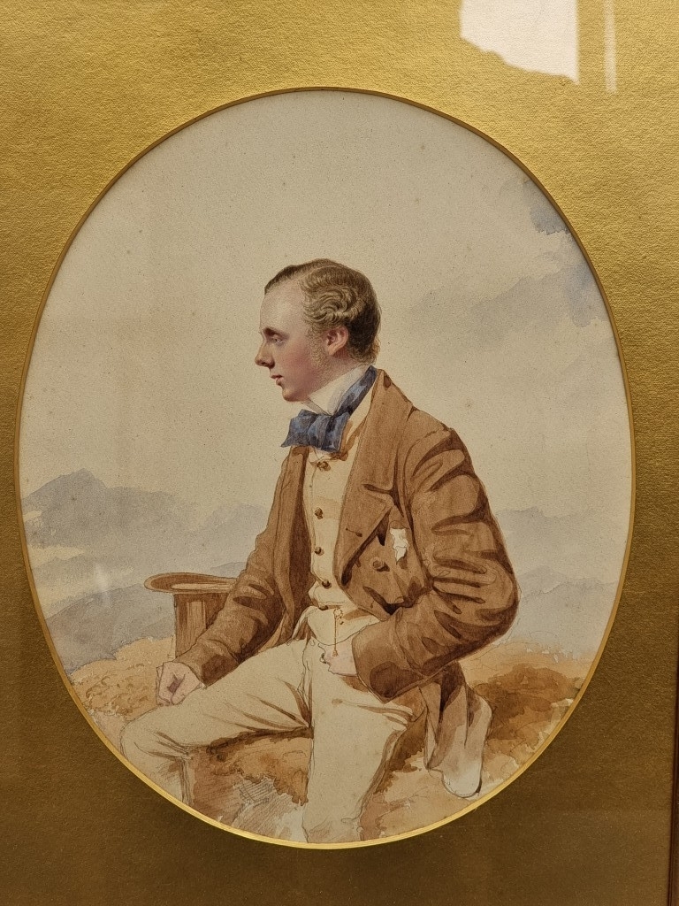 Frederick Frith | three-quarter length portrait of a seated gentleman ...