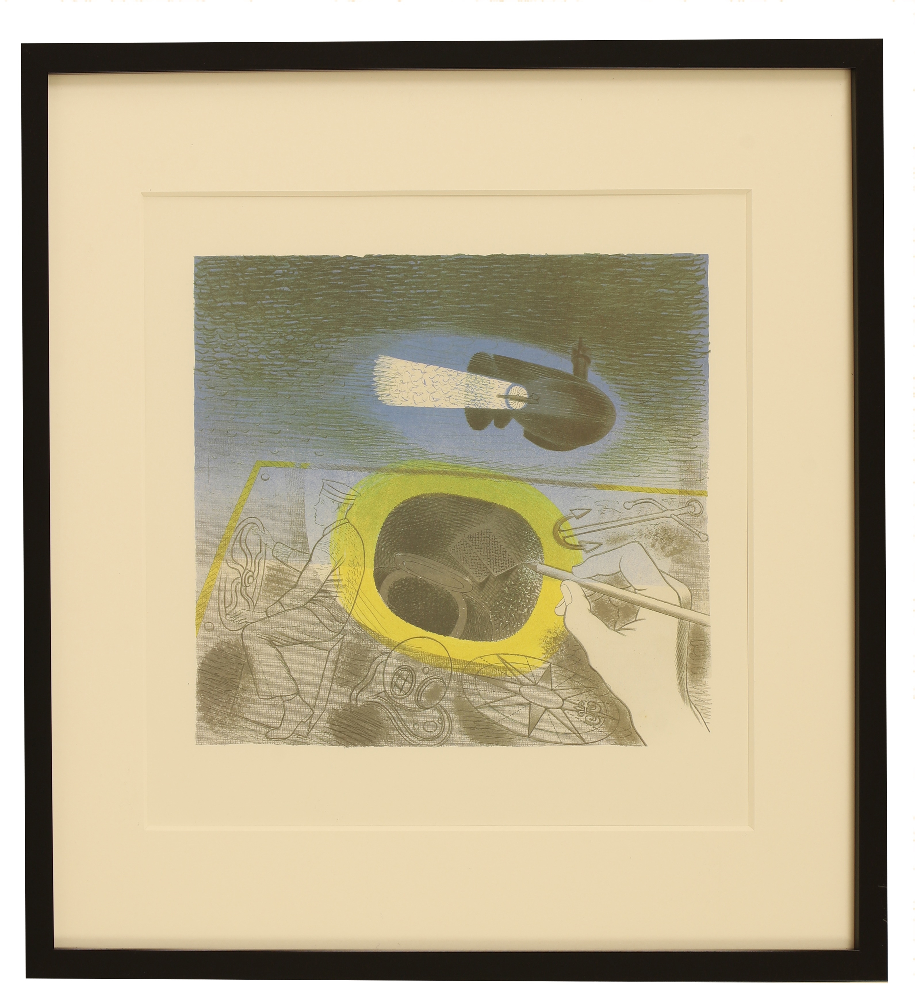 Eric Ravilious | Submarine sketches, from 'Submarine Dream (1996 ...