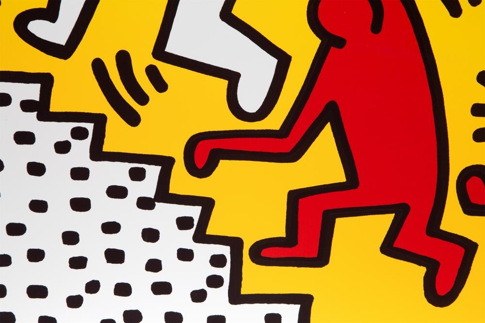 Keith Haring | Bunny On The Run (1990) | MutualArt
