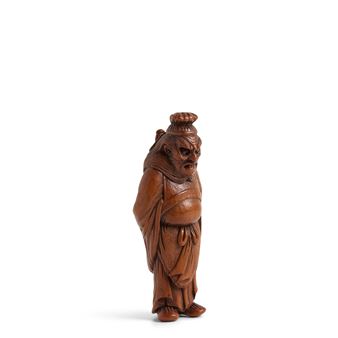 An Important Netsuke of Shōki the Demon Queller