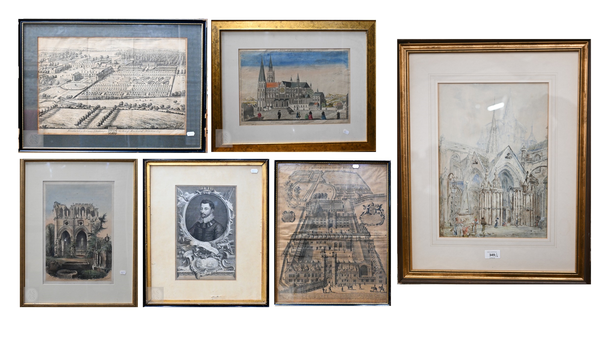 Samuel Prout | Mixed pictures including Manner of Samuel Prout - French ...