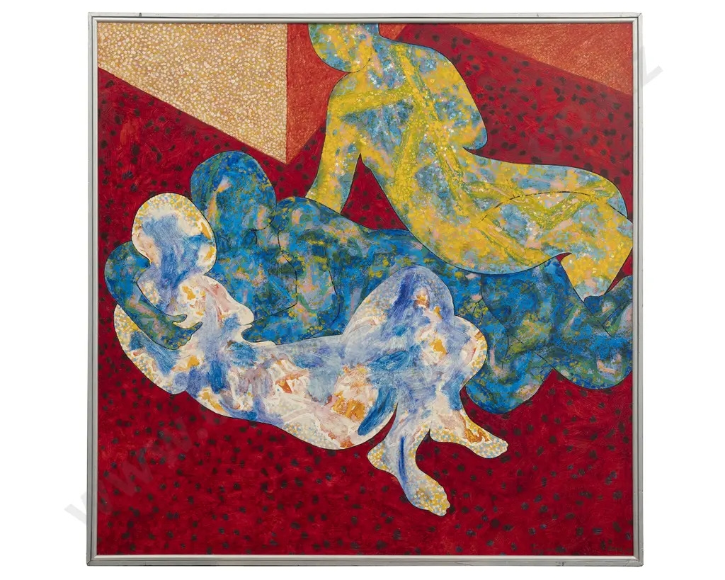 Pat Hanly | Love Scene (1968) | MutualArt