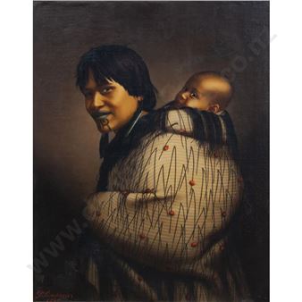 Heeni Hirini (Ana Rupene) and Child