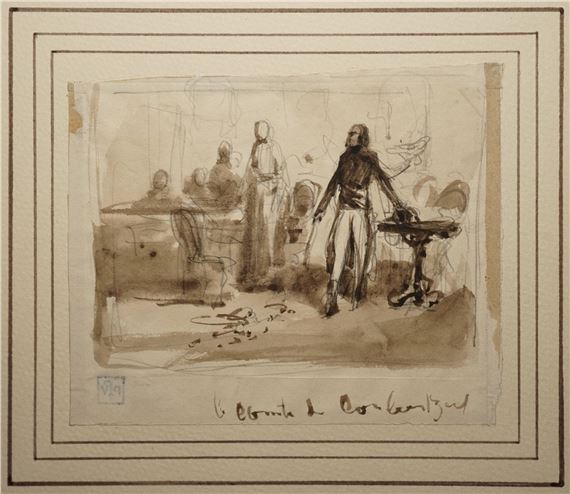 Denis Auguste Marie Raffet | Bonaparte chez le comte de Cobentzel ...