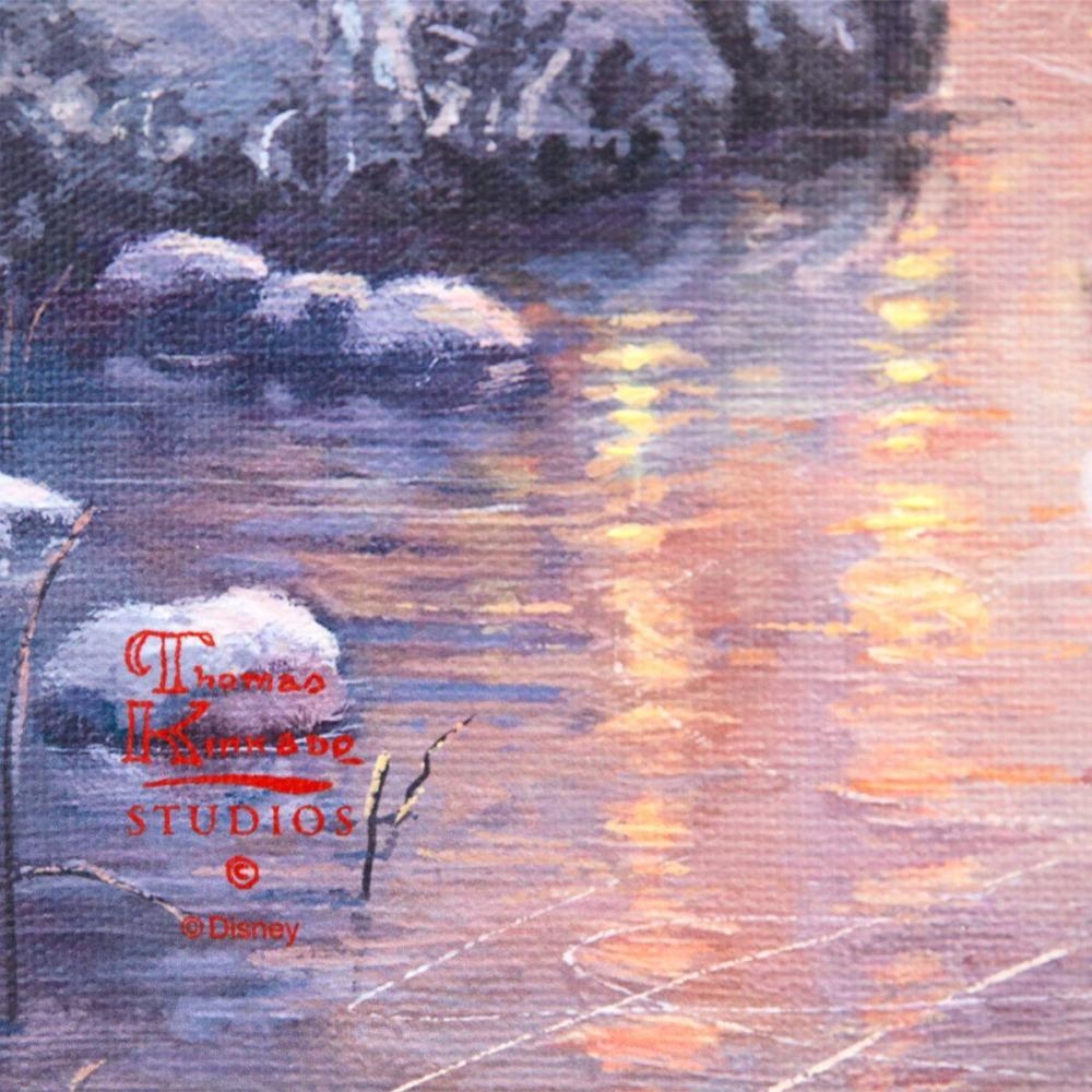 Thomas Kinkade | Mickey and Minnie Sweetheart Holiday | MutualArt