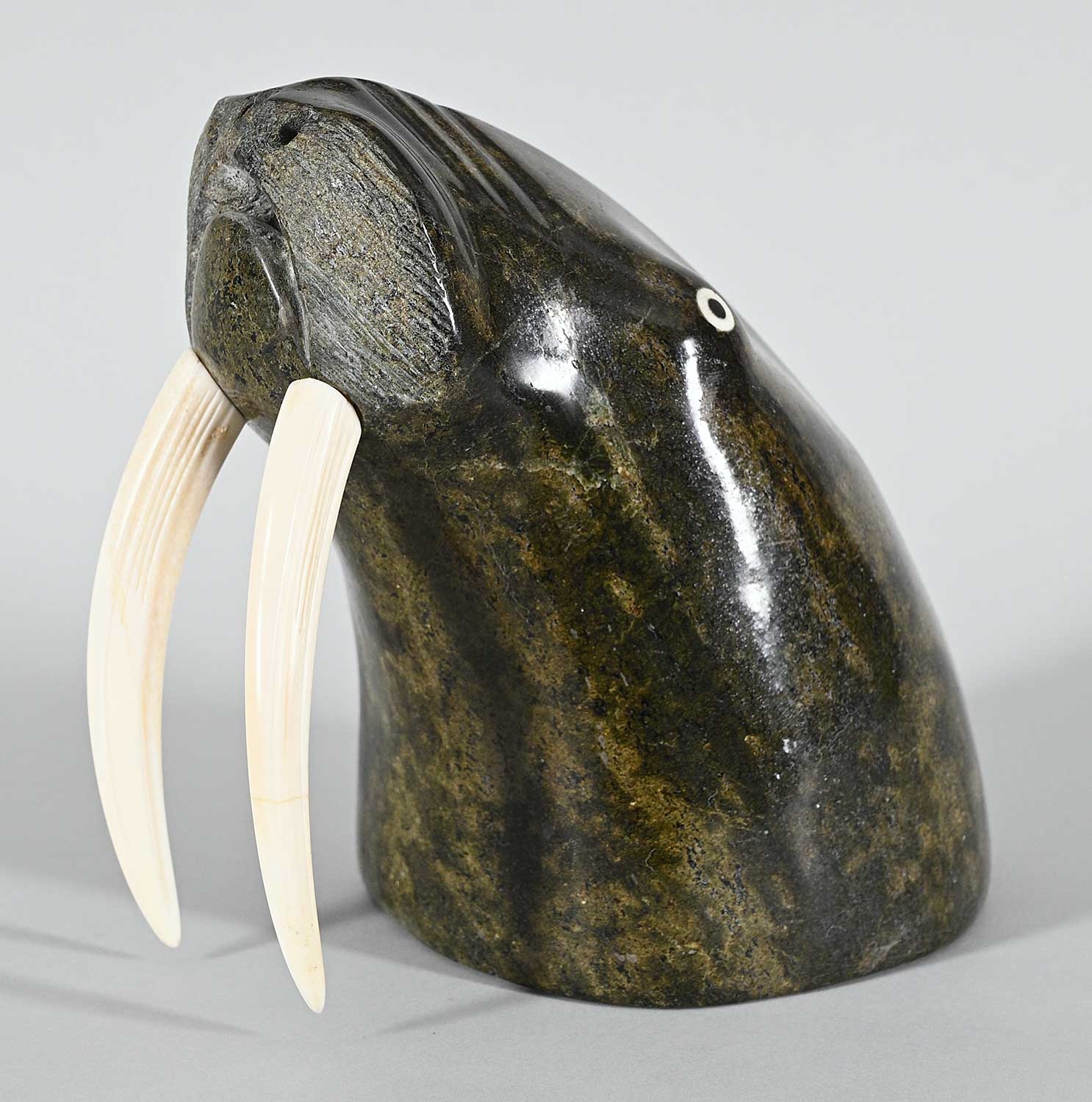 Seepee Ipellie | Untitled - Surfacing Walrus (1985) | MutualArt