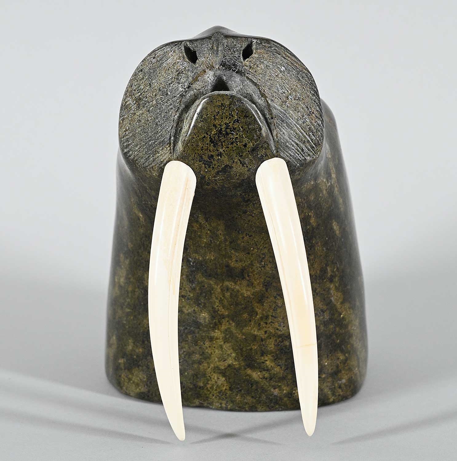 Seepee Ipellie | Untitled - Surfacing Walrus (1985) | MutualArt