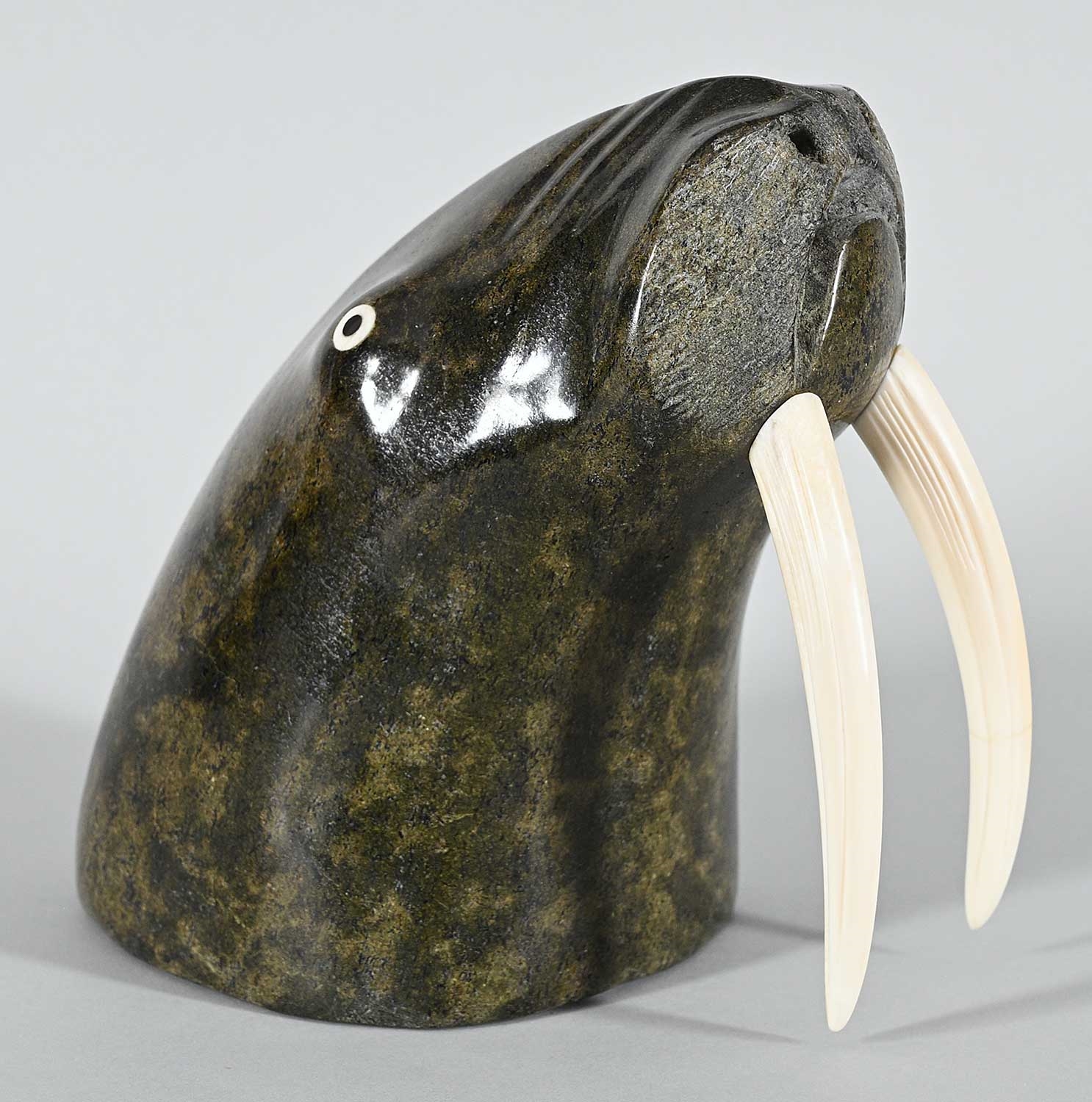 Seepee Ipellie | Untitled - Surfacing Walrus (1985) | MutualArt