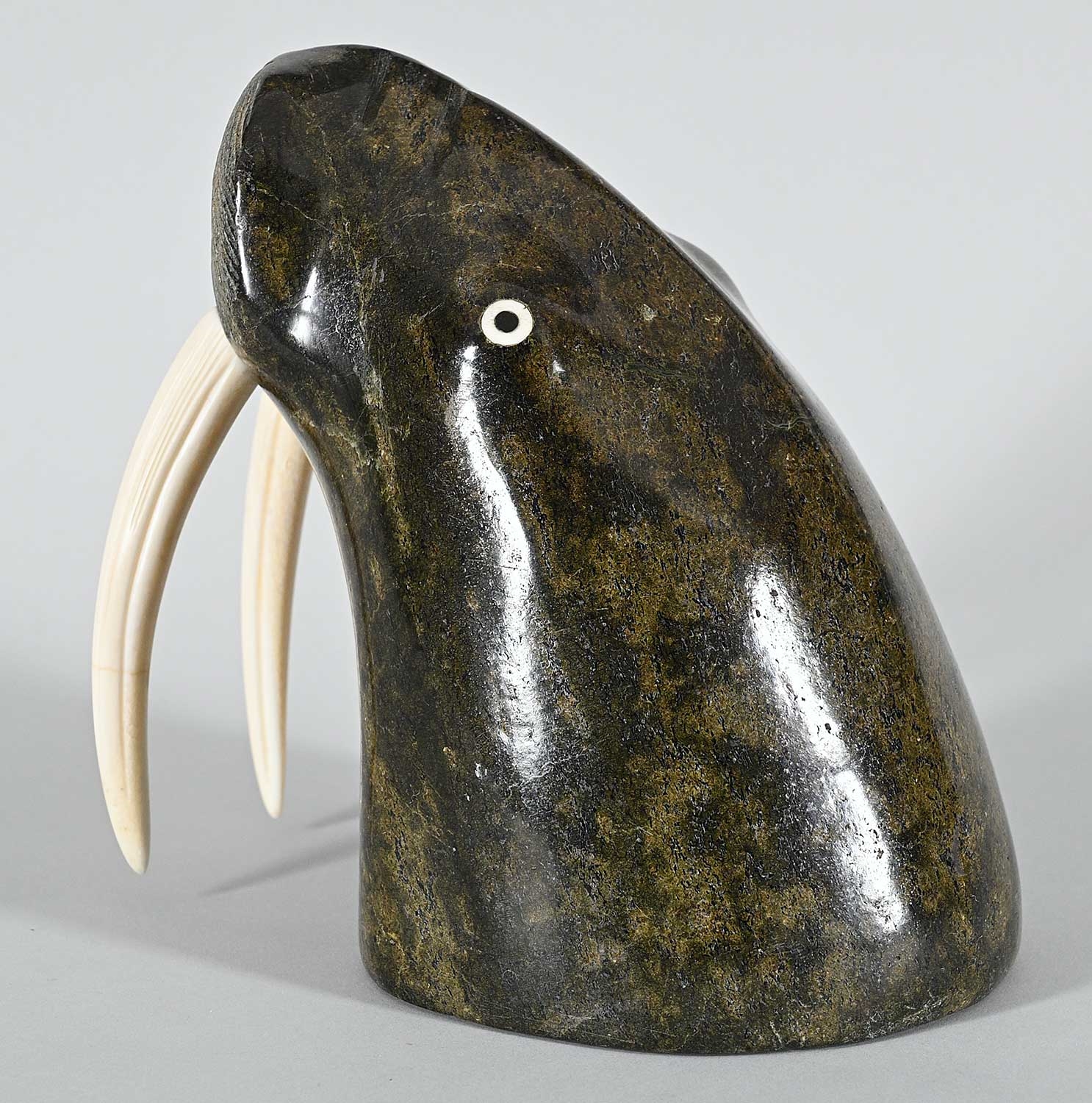 Seepee Ipellie | Untitled - Surfacing Walrus (1985) | MutualArt
