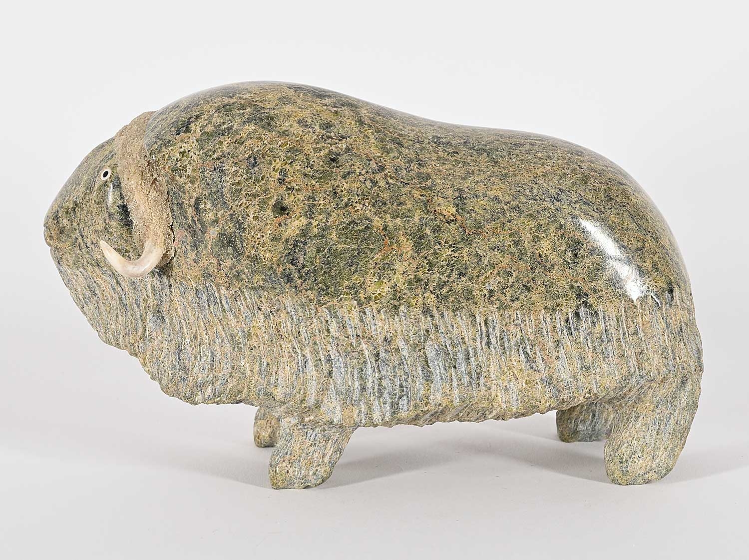 Seepee Ipellie | Untitled - Peaceful Muskox (1997) | MutualArt