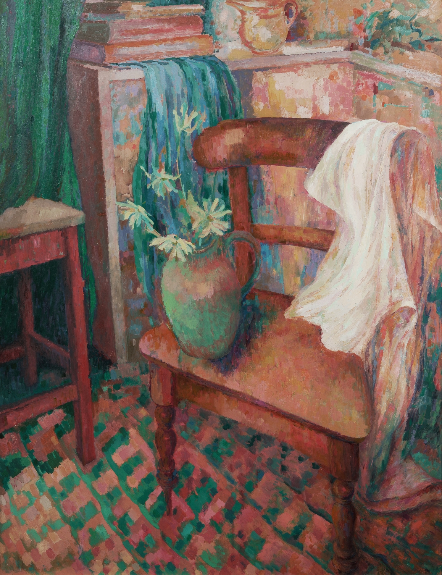 Jean Appleton | Studio with Red Chair | MutualArt