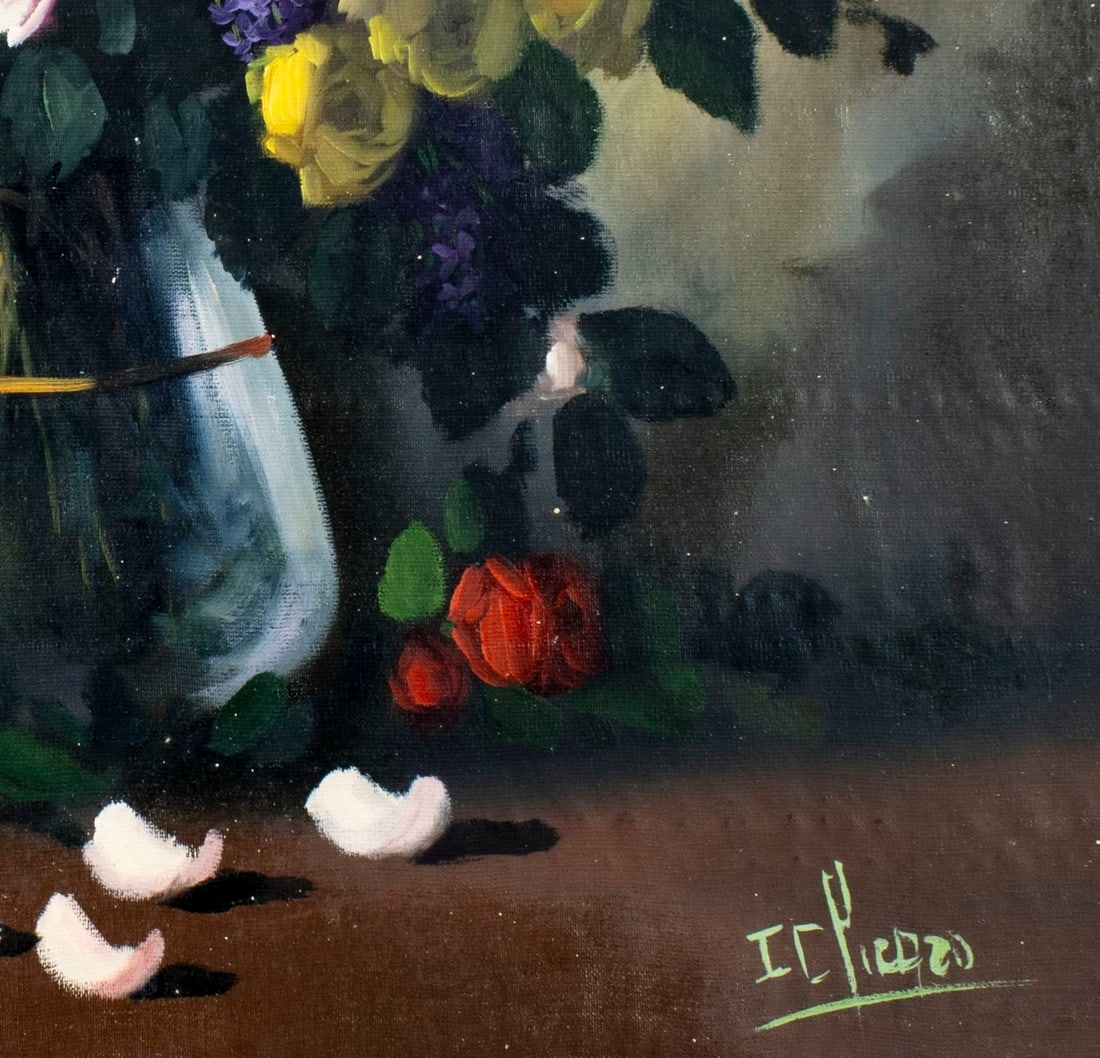 I Picero | Still Life with Vase of Flowers | MutualArt