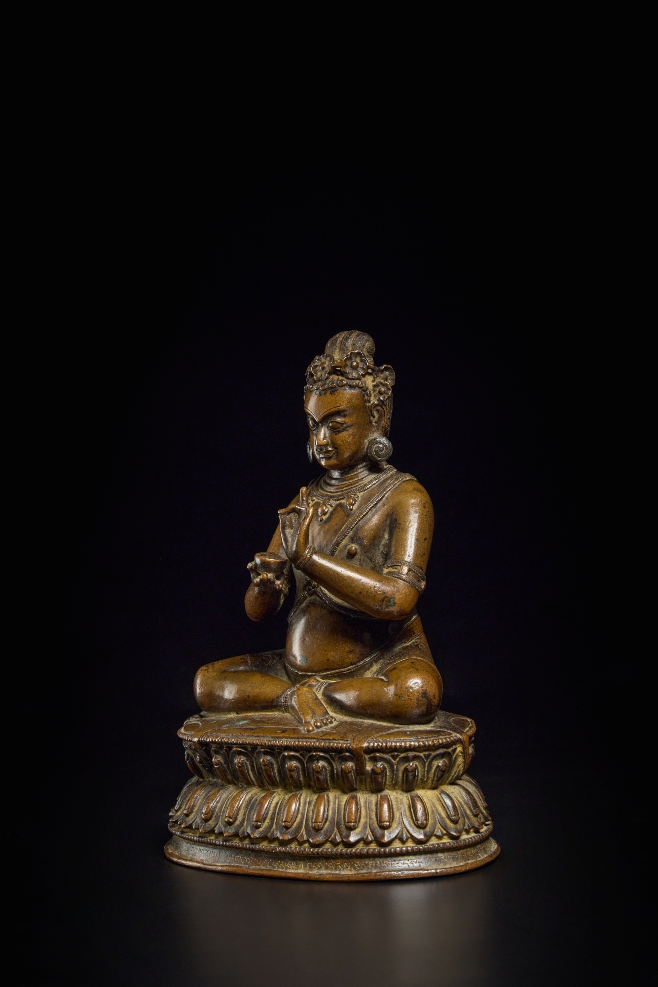 Tibetan School, 15th Century | An inscribed figure of Mahasiddha ...
