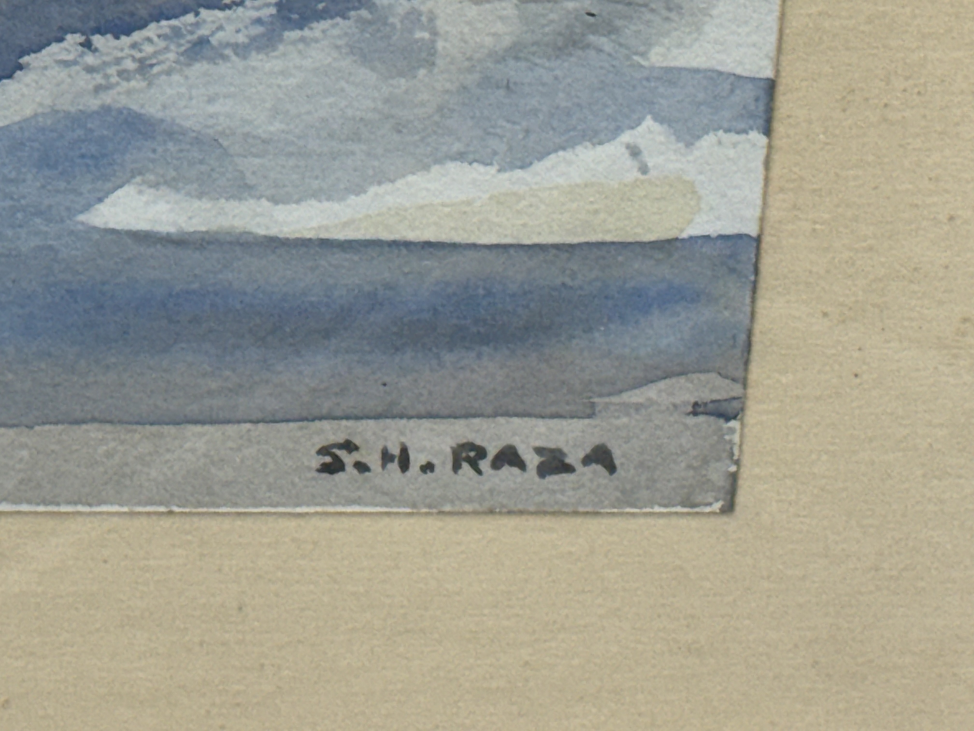 Syed Haider Raza | Seascape in the Style of Sayed Haider Raza | MutualArt