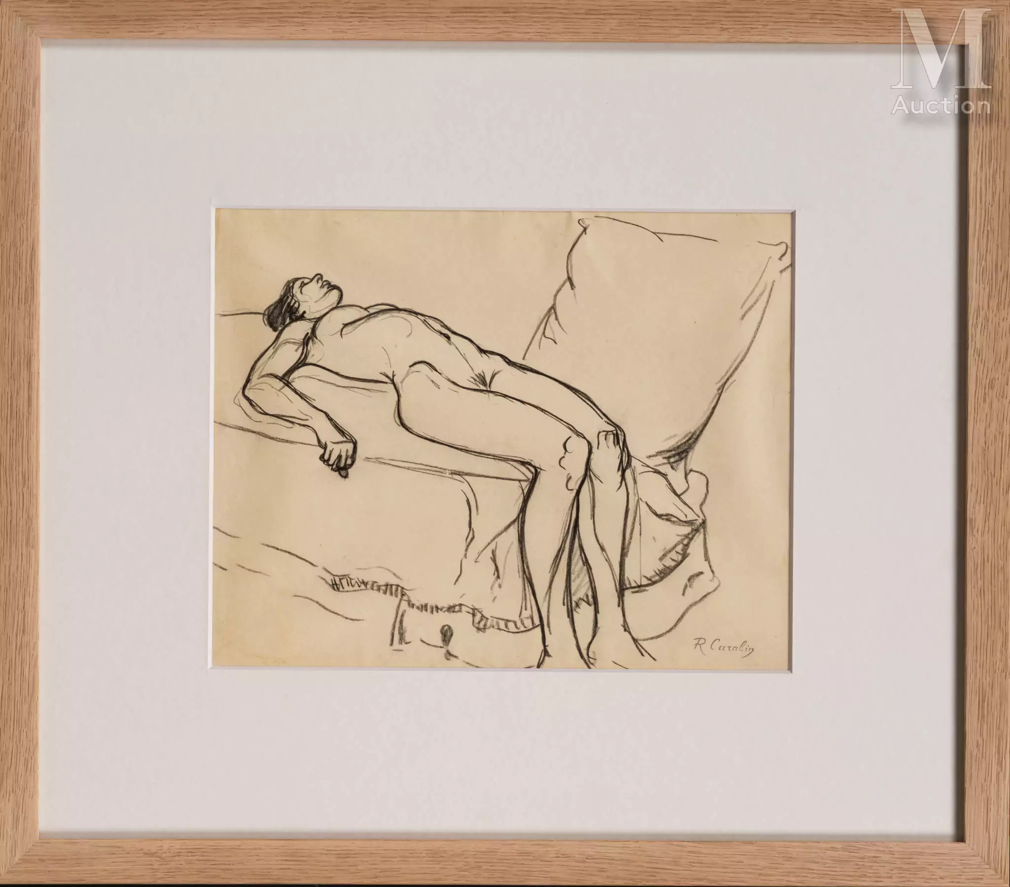 Francois-Rupert Carabin | Nu allongé sur le dos | MutualArt