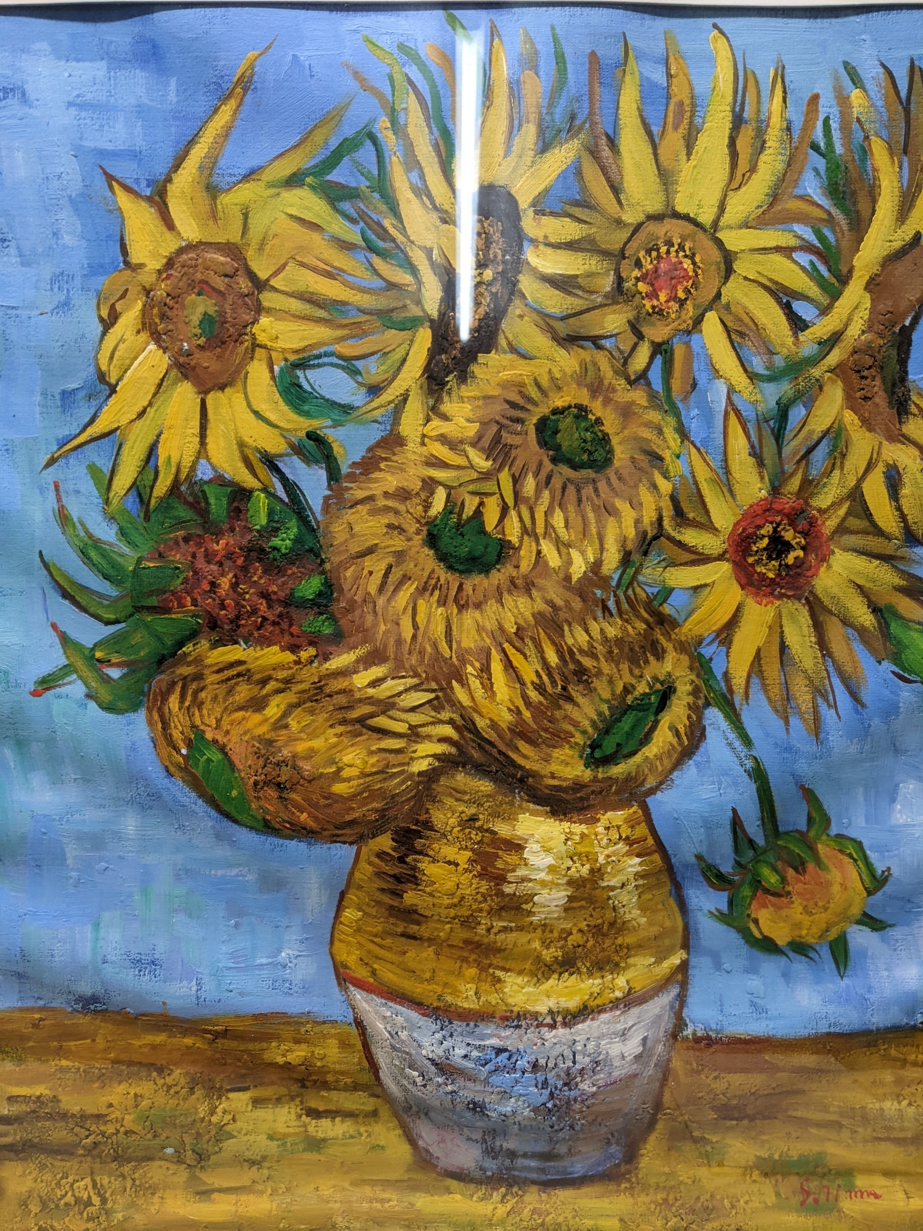 Vincent Van Gogh | vase with twelve sunflowers | MutualArt