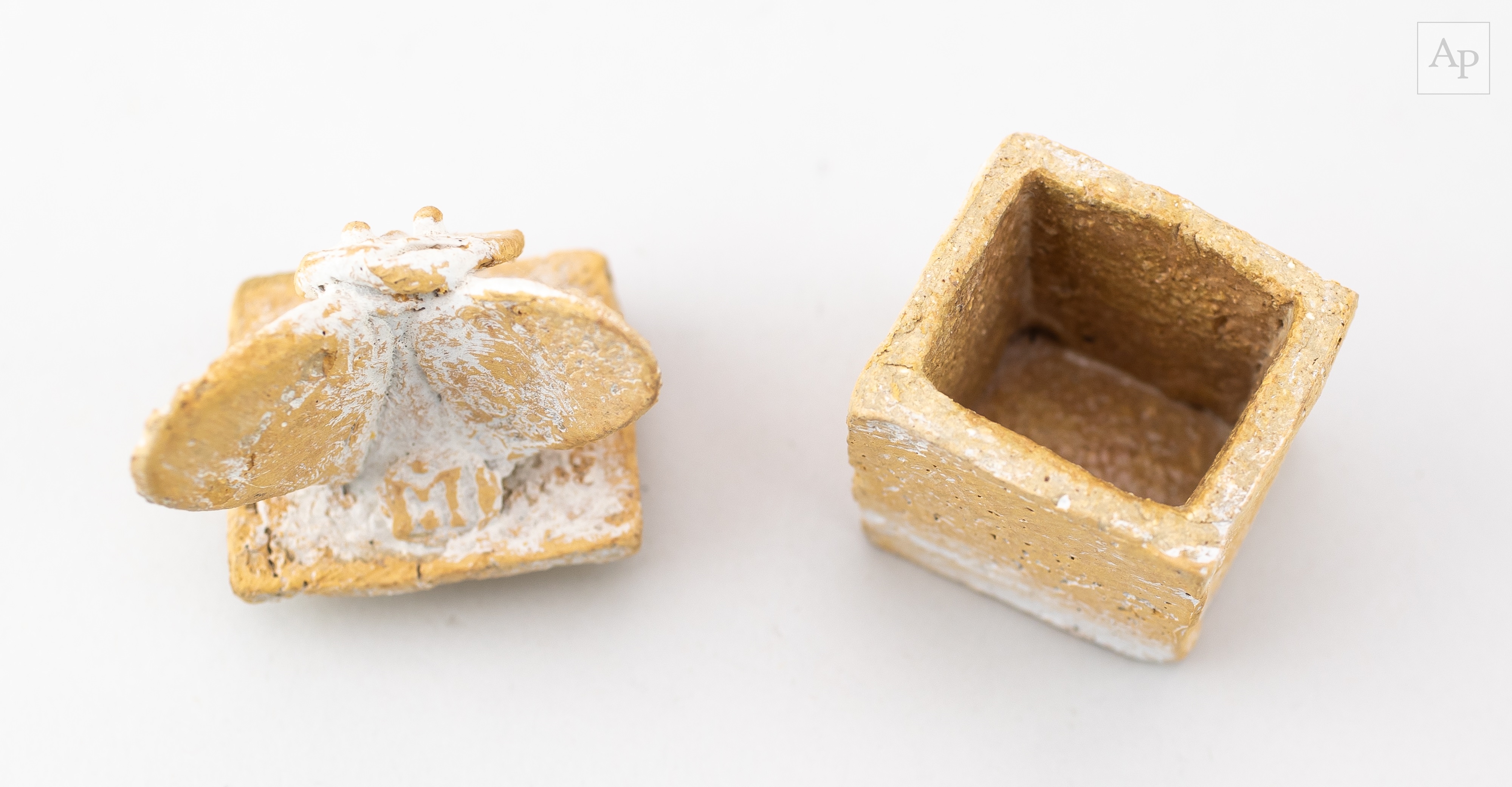 John Maltby | A small square stoneware box surmounted | MutualArt