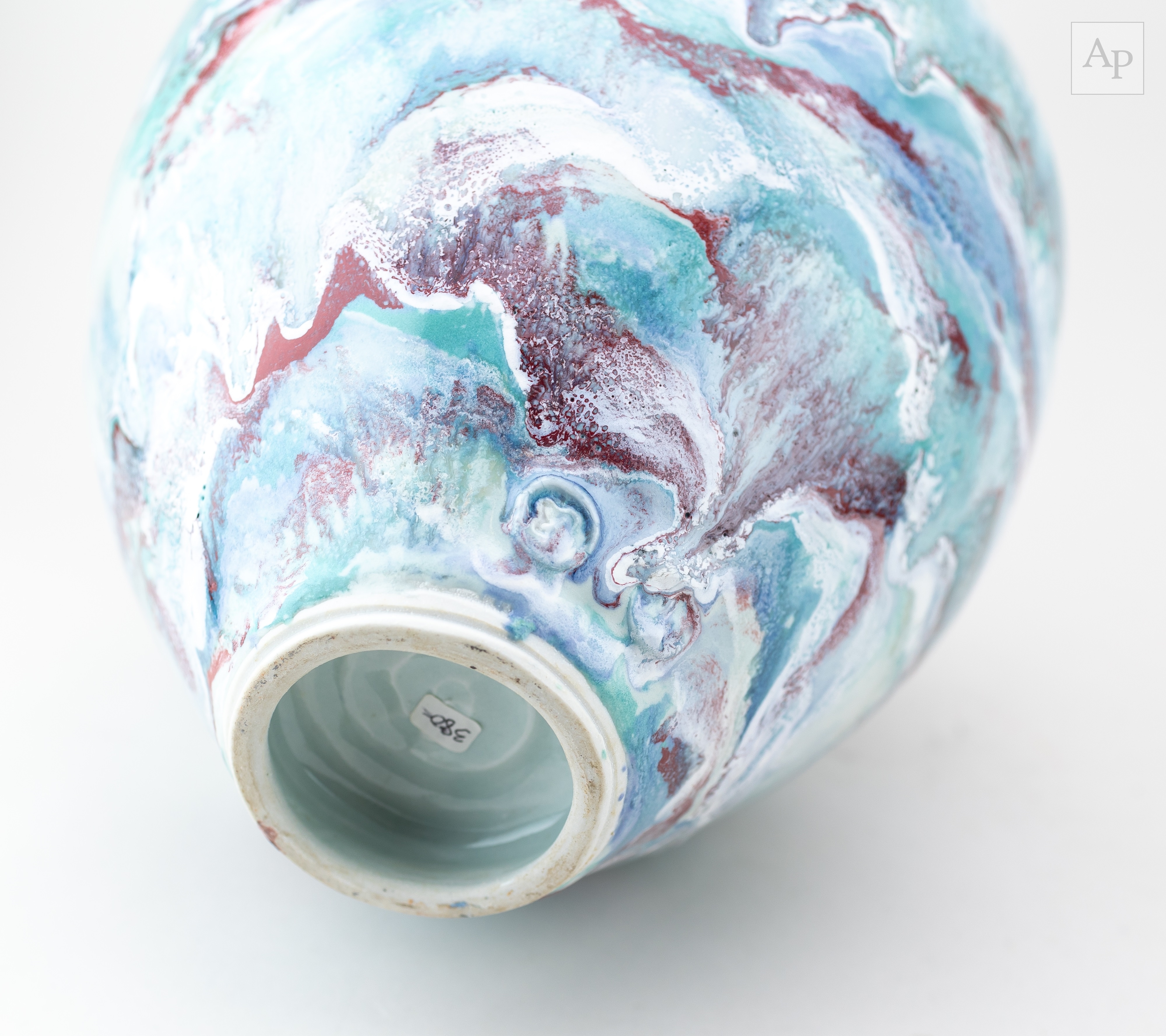 Roger Cockram | Chittlehampton Pottery; a tall porcelain vessel | MutualArt